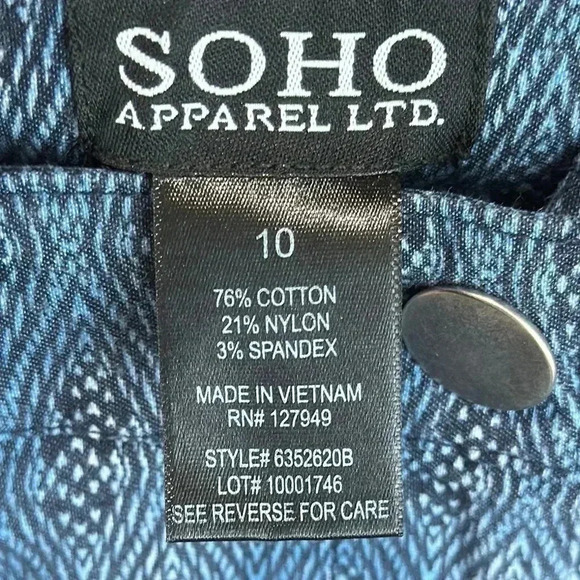 Soho Apparel Blue Straight Leg Pants - Picture 6 of 11